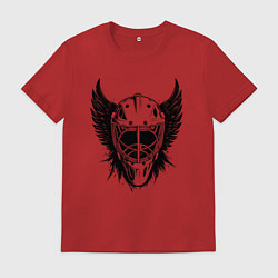 Мужская футболка Крылатая хоккейная маска