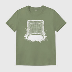 Мужская футболка Хоккейная рамка