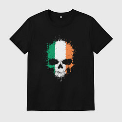 Мужская футболка Череп - Ирландия