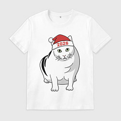 Мужская футболка Мемный кот Бендер - 2026