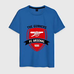 Футболка хлопковая мужская FC Arsenal: The Gunners цвета синий — фото 1