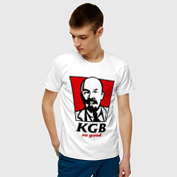 Футболка хлопковая мужская KGB: So Good, цвет: белый — фото 2