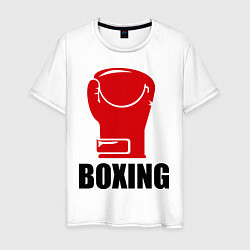 Футболка хлопковая мужская Boxing Rage, цвет: белый