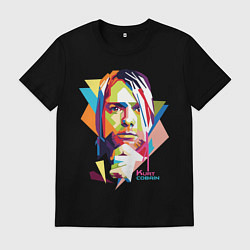 Мужская футболка Kurt Cobain: Colors