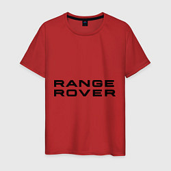 Футболка хлопковая мужская Range Rover, цвет: красный
