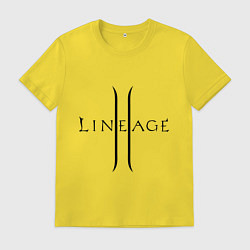 Мужская футболка Lineage logo