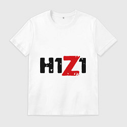 Футболка хлопковая мужская H1Z1, цвет: белый