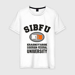 Футболка хлопковая мужская SUBFU University, цвет: белый