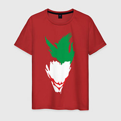 Футболка хлопковая мужская Faceless Joker, цвет: красный