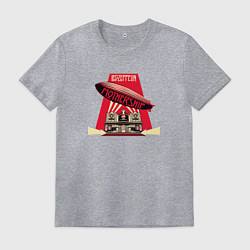 Футболка хлопковая мужская LZ: Mothership, цвет: меланж