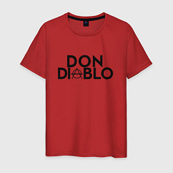 Футболка хлопковая мужская Don Diablo, цвет: красный