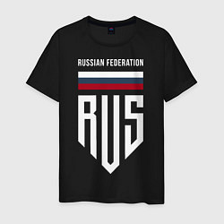 Мужская футболка RUS: Russian Federation