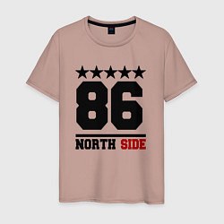 Мужская футболка 86 north side