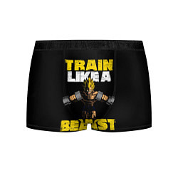Трусы-боксеры мужские Train Like a Beast, цвет: 3D-принт