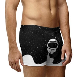 Трусы-боксеры мужские Маленький космонавт, цвет: 3D-принт — фото 2