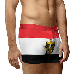Трусы-боксеры мужские Флаг и герб Египта, цвет: 3D-принт — фото 2