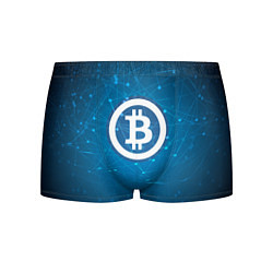 Мужские трусы Bitcoin Blue