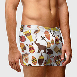 Трусы-боксеры мужские Гамбия, цвет: 3D-принт — фото 2