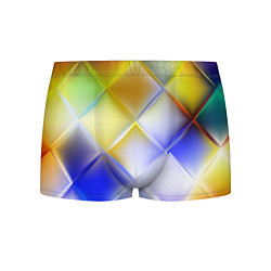 Трусы-боксеры мужские Colorful squares, цвет: 3D-принт