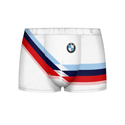 Трусы-боксеры мужские BMW БМВ WHITE, цвет: 3D-принт