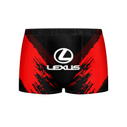Трусы-боксеры мужские Lexus: Red Anger, цвет: 3D-принт