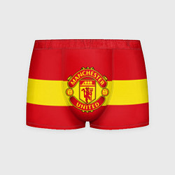 Трусы-боксеры мужские FC Man United: Red Style, цвет: 3D-принт