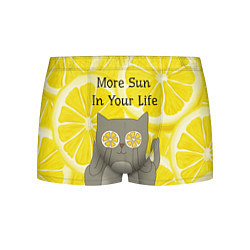 Трусы-боксеры мужские More Sun In Your Life, цвет: 3D-принт