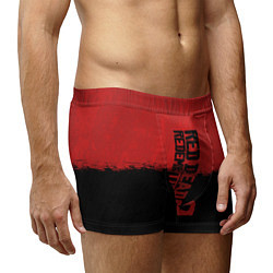 Трусы-боксеры мужские RDD 2: Red & Black, цвет: 3D-принт — фото 2