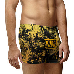 Трусы-боксеры мужские PUBG: Yellow Marble, цвет: 3D-принт — фото 2