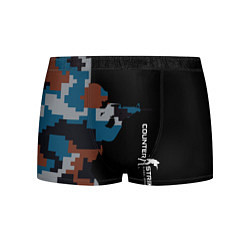 Трусы-боксеры мужские Counter Strike: Camo Soldier, цвет: 3D-принт