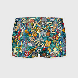 Мужские трусы Спортивный коллаж