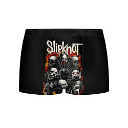 Трусы-боксеры мужские Slipknot: Faces, цвет: 3D-принт