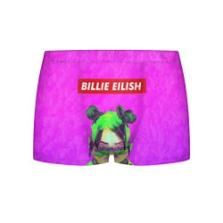 Трусы-боксеры мужские Billie Eilish, цвет: 3D-принт