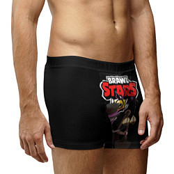 Трусы-боксеры мужские Мортис Brawl Stars, цвет: 3D-принт — фото 2