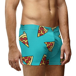 Трусы-боксеры мужские Пицца, цвет: 3D-принт — фото 2