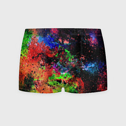 Трусы-боксеры мужские Краски, цвет: 3D-принт