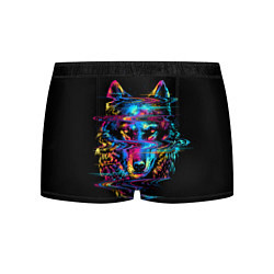 Трусы-боксеры мужские Волк, цвет: 3D-принт