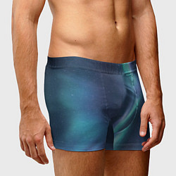 Трусы-боксеры мужские Северное Сияние, цвет: 3D-принт — фото 2