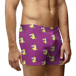 Трусы-боксеры мужские Фиолетовые пони, цвет: 3D-принт — фото 2