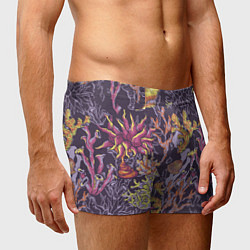 Трусы-боксеры мужские Кораллы, цвет: 3D-принт — фото 2