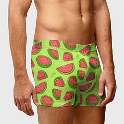 Трусы-боксеры мужские Арбузный фреш, цвет: 3D-принт — фото 2