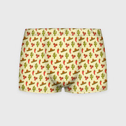 Трусы-боксеры мужские Мексиканский фон, цвет: 3D-принт