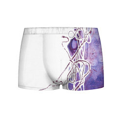 Трусы-боксеры мужские Фиолетовые нити, цвет: 3D-принт