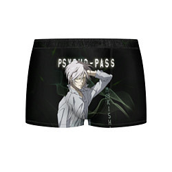 Трусы-боксеры мужские Сёго Макисима Psycho-Pass, цвет: 3D-принт