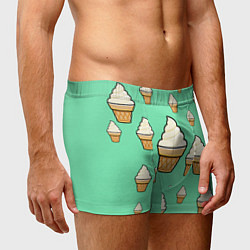 Трусы-боксеры мужские Мороженое - Ice Cream Party, цвет: 3D-принт — фото 2