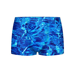 Трусы-боксеры мужские Голубая Вода Текстура, цвет: 3D-принт