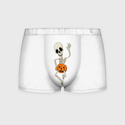 Мужские трусы Скелет в тыкве