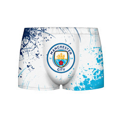 Трусы-боксеры мужские Manchester City - Футбольный клуб, цвет: 3D-принт