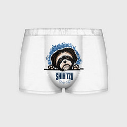 Трусы-боксеры мужские Ши-Тцу Shih-Tzu, цвет: 3D-принт