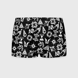 Мужские трусы EXO BAND SYMBOL PATTERN WHITE K-POP